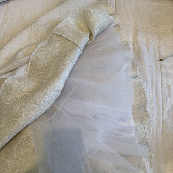 Disney Parks The Dress Shop Fantasyland White Castle Dress Womens Small Party - Picture 9 of 13